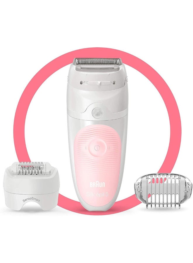 Silk-epil 5 Wet & Dry Epilator for Women, White - SES5-620 25cm - pnsku/N70014478V/45/_/1698050006/095e885f-b123-46cf-861b-b6ed7d911e05