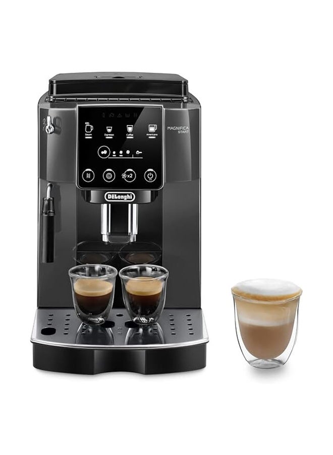 De'Longhi - Magnifica Start Fully Automatic Coffee Machine,The Freshest Coffee ,Sift Touch Control Panel,Traditional Milk Frother ,One Touch Recipes 1.8 L 1450 W ECAM220.22.GB Black/Grey - Image 1