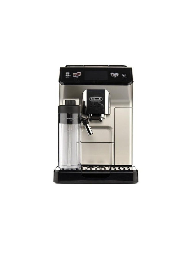 De'Longhi Eletta Explore Latte Crema Hotcool  Cold Extraction Technology 1.8 L 1450 W ECAM450.65.S Silver/Black  - Image 1