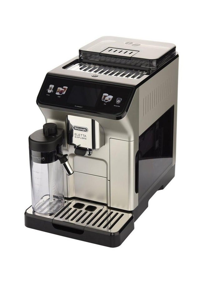 De'Longhi Eletta Explore Latte Crema Hotcool  Cold Extraction Technology 1.8 L 1450 W ECAM450.65.S Silver/Black  - Image 2
