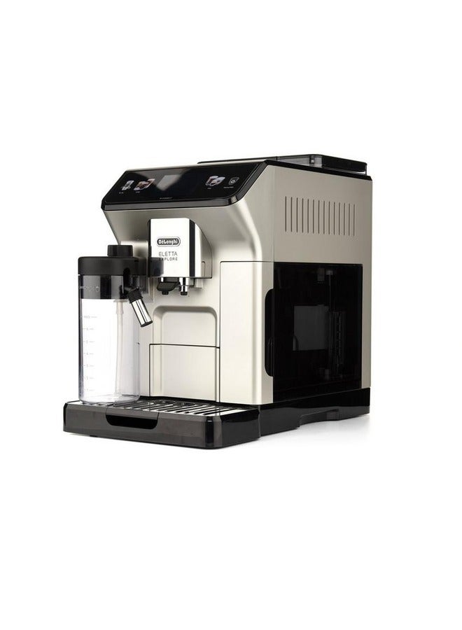 De'Longhi Eletta Explore Latte Crema Hotcool  Cold Extraction Technology 1.8 L 1450 W ECAM450.65.S Silver/Black  - Image 3
