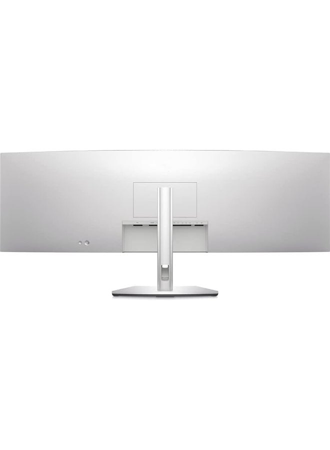 DELL - Ultra Sharp 49" 5K Dual QHD Ultrawide Curved Monitor, 60 Hz Refresh Rate, 8 / 5 ms Response Time, 1.07 Billion Colors, 350 cdm Brightness, LED Backlight, USB-C, U4924DW Black - Image 1