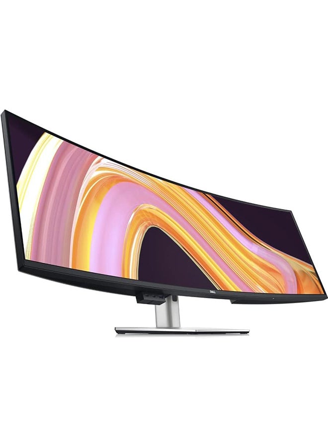 Ultra Sharp 49" 5K Dual QHD Ultrawide Curved Monitor, 60 Hz Refresh Rate, 8 / 5 ms Response Time, 1.07 Billion Colors, 350 cdm Brightness, LED Backlight, USB-C, U4924DW Black