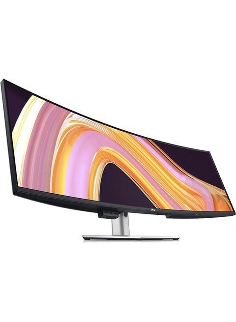 Ultra Sharp 49" 5K Dual QHD Ultrawide Curved Monitor, 60 Hz Refresh Rate, 8 / 5 ms Response Time, 1.07 Billion Colors, 350 cdm Brightness, LED Backlight, USB-C, U4924DW Black