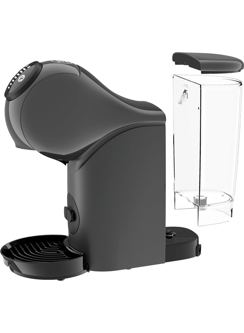 نسكافيه Dolce Gusto Genio S Coffee Capsule Machine By Krups 15 Bars Ultra-Compact High Pressure Over 30 Coffee Creations Selectable Drink Size Auto Shut-Off 0.8 L 1500 W KP243B Anthracite - Image 3