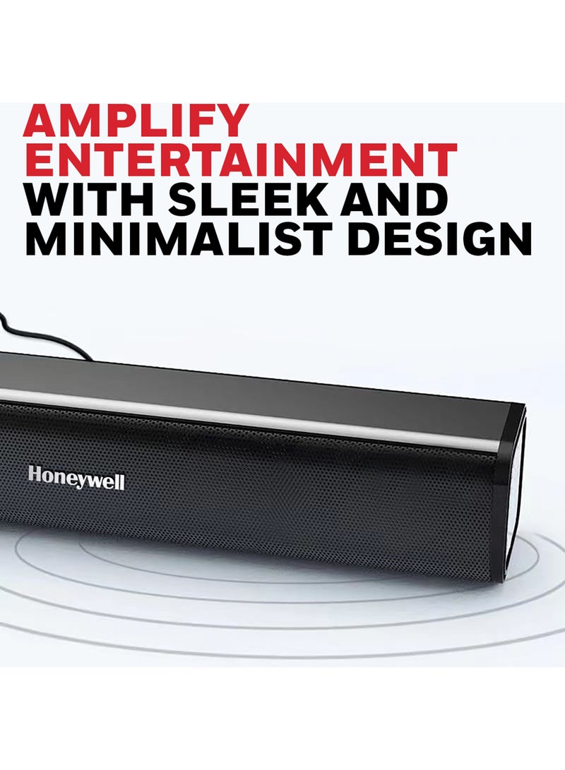 Honeywell Moxie V500 Soundbar HC000255/AUD/SB/V500/BLK Black - Image 4