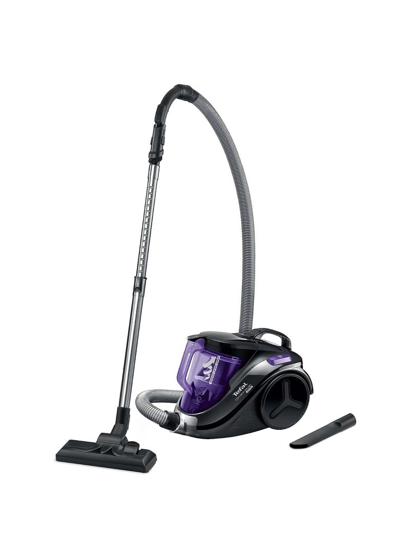 Tefal Compact Power Vacuum Cleaner, Bagless, 750W=2000W, 1,5L Capacity, Black/Purple - TW3719EG 2000 W TW3719EG Multicolour - Image 1