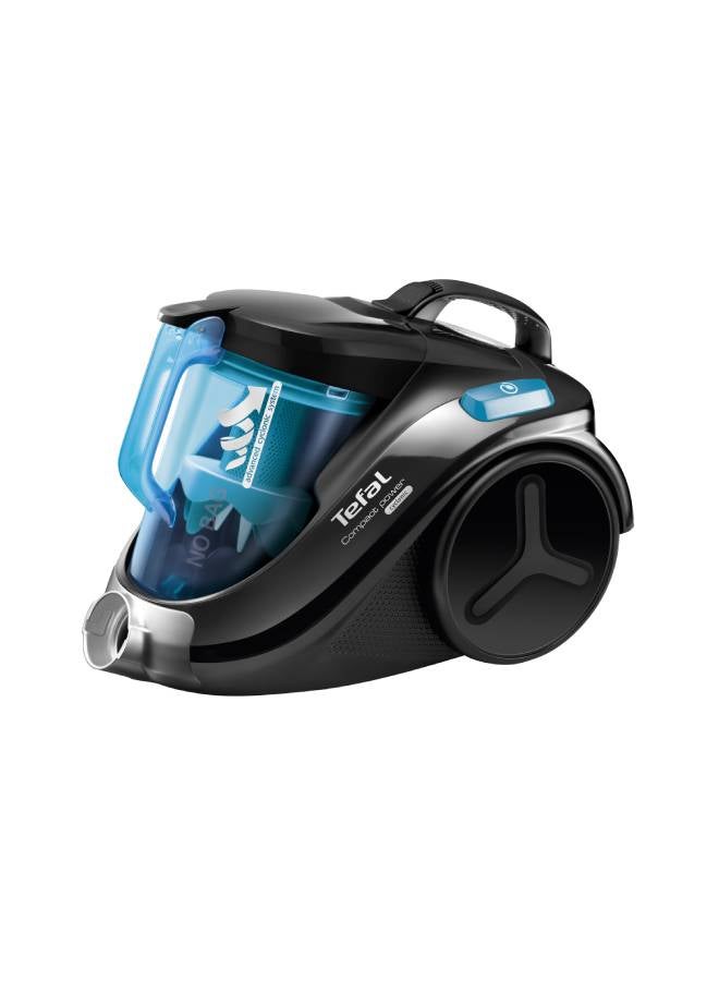 Tefal - Compact Power Vacuum Cleaner, Bagless,  1.5L Capacity, 2000 W TW3751EG Black / Blue - Image 1