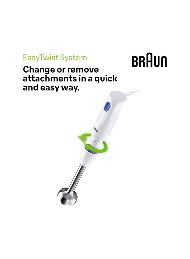 BRAUN - MultiQuick 1 Hand Mixer MQ10.201MWH white - Image 1