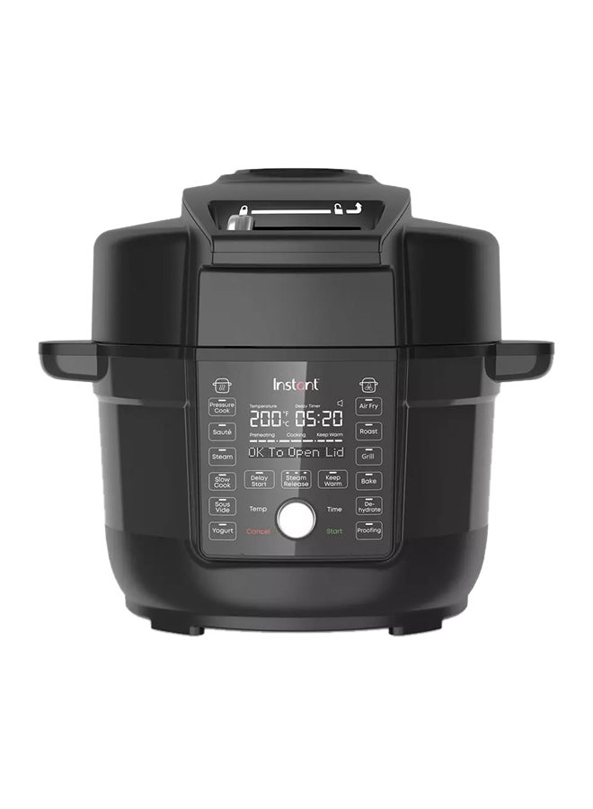 إنستانت بوت وعاء Duo Crisp مع غطاء نهائي سعة 6.2 لتر وقوة 1500 وات INP-140-0063-01-GC أسود 
