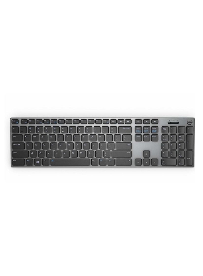 DELL - Premier Wireless Keyboard WK717 English Layout Black/Silver - Image 1