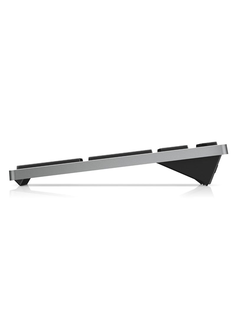 DELL - Premier Wireless Keyboard WK717 English Layout Black/Silver - Image 1