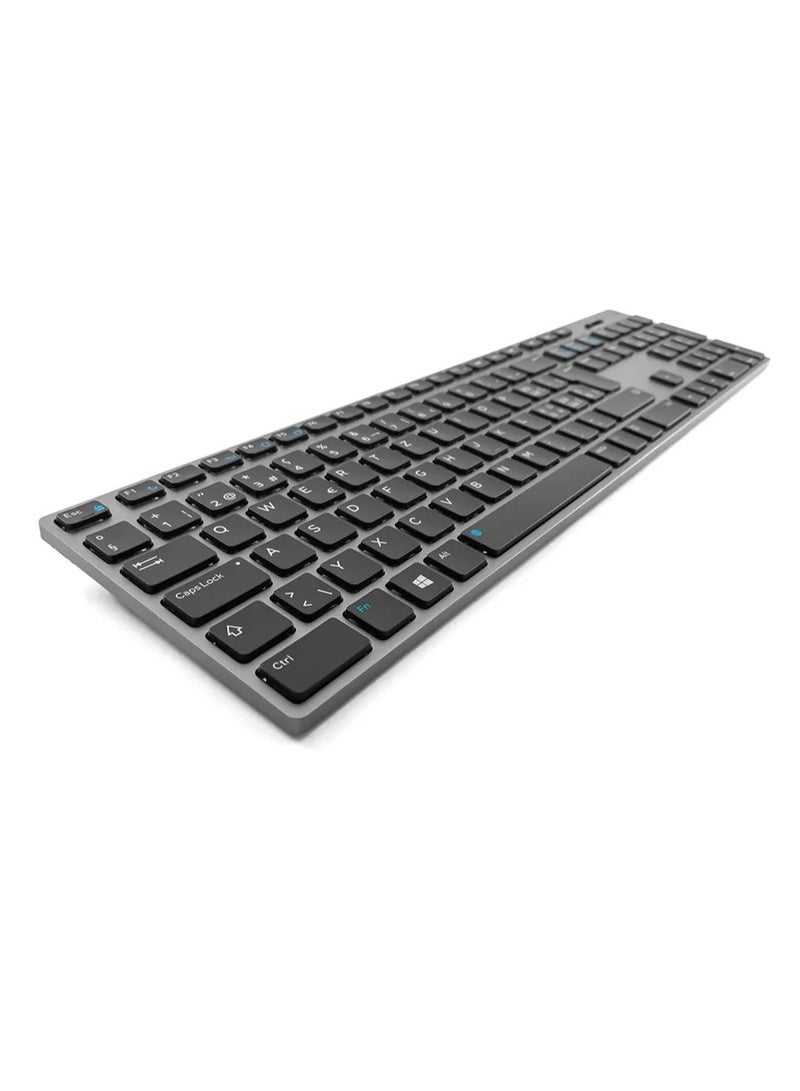 DELL - Premier Wireless Keyboard WK717 English Layout Black/Silver - Image 1