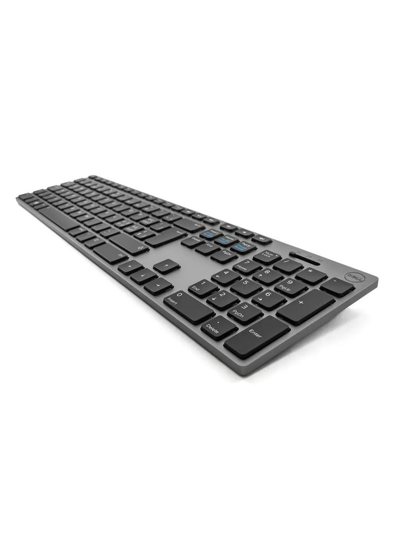 DELL - Premier Wireless Keyboard WK717 English Layout Black/Silver - Image 1