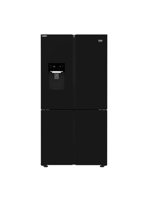 REFRIGERATOR SIDE X SIDE 565 LITER NOFROST DIGITAL WITH WATER DISPENSER GNE134626BH Black