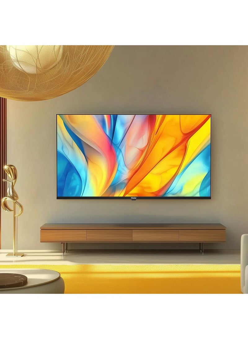 Haier - 55 Inch 4K UHD Smart TV | Dolby Audio | HDR | Wi-Fi Built-In | Premium Design | Google Assistant | Voice Remote - H55K800UG Black - Image 1