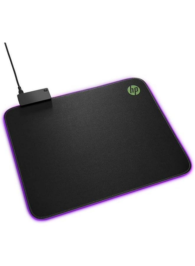 HP 5JH72AA Pavilion Gaming Mouse Pad 400, Rubber Base Stays In Place, Fine-textured Cloth On A 350 x 280mm Surface Area Is Optimized For Both Speed And Control Playstyles Black  - Image 2