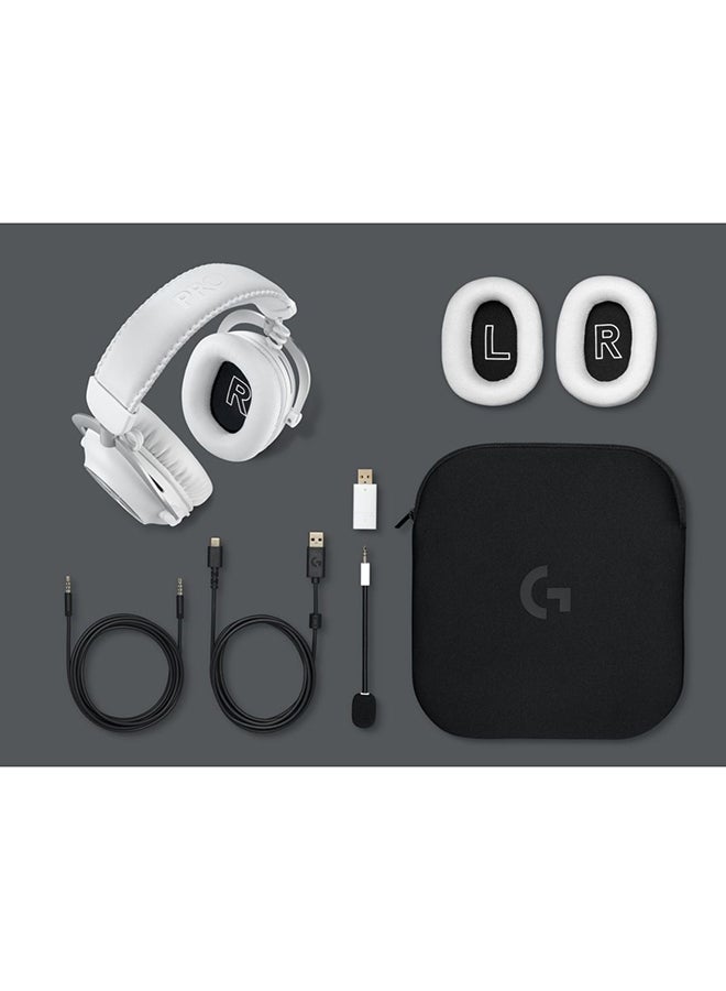 Logitech - Logitech G PRO X 2 - LIGHTSPEED Wireless Gaming Headset - White - Image 1
