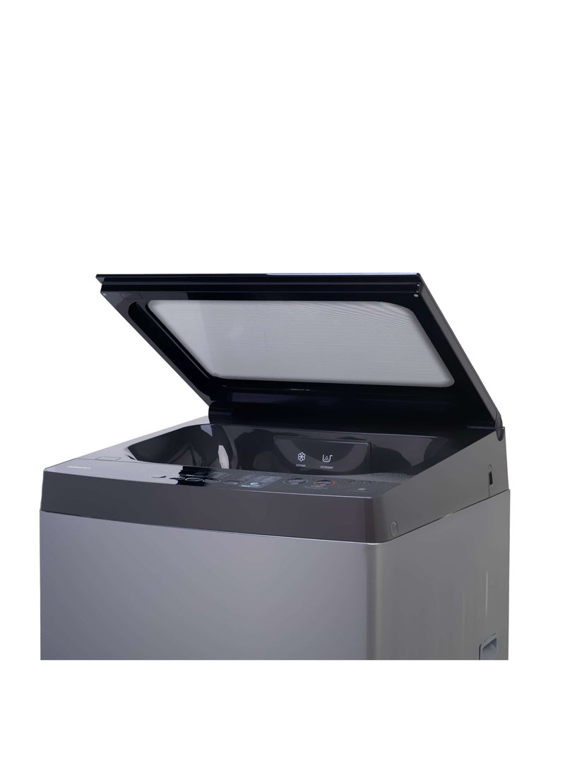 Toshiba - Top Load Automatic Washing Machine 8 kg AW-J800AUPEG Silver - Image 1