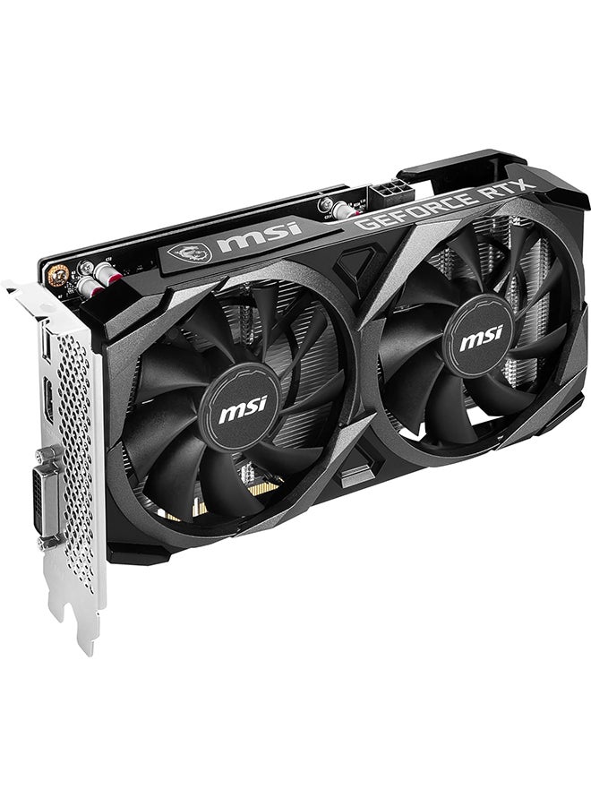 MSI GeForce RTX 3050 VENTUS 2X XS OC Graphics Card, 8GB GDDR6 128-bit Memory, 1807 MHz Boost Clock, 14Gbps Mermory Speed, 2560 CUDA Cores, PCIE 4, DP v1.4a / HDMI / DL-DVI-D x 1c | 912-V809-426 Black  - Image 3