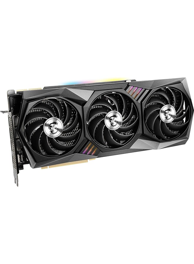 MSI - Nvidia Geforce RTX 3090 Gaming X TRIO 24G Graphic Card (VGA), 24Gb GDDR6X, 384-Bit, 19.5 Gbps Memory Speed, 1785 Mhz Boost Clock, Pci Express Gen 4 Interface Black - Image 1