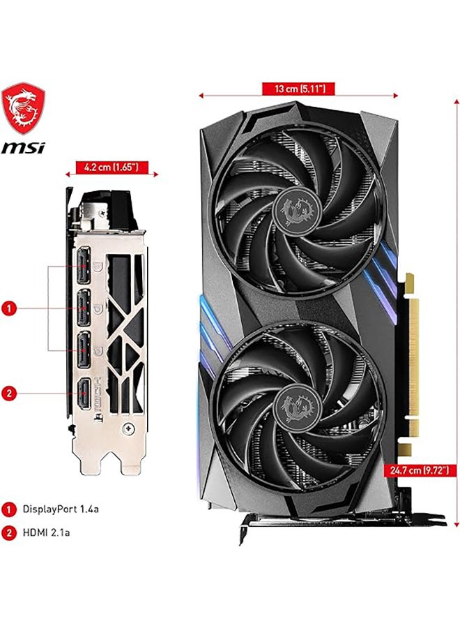 إم اس أي - بطاقة رسومات GeForce RTX 4060 Ti Gaming X 16G - NVIDIA RTX 4060 Ti، ذاكرة GDDR6 سعة 16 جيجابايت، 18 جيجابت في الثانية، PCIe 4.0، Twin Frozr 9، RGB، DLSS3 - Image 1
