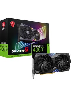 بطاقة رسومات GeForce RTX 4060 Ti Gaming X 16G - NVIDIA RTX 4060 Ti، ذاكرة GDDR6 سعة 16 جيجابايت، 18 جيجابت في الثانية، PCIe 4.0، Twin Frozr 9، RGB، DLSS3