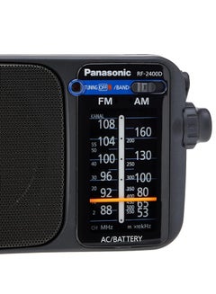 Digital Portable FM/AM Radio With Tuner And AC Or DC Operation RF-2400D Black/Noir - pnsku/N70014818V/45/_/1697450481/9fdea572-77ad-45e6-b963-64d9b4fa8d58