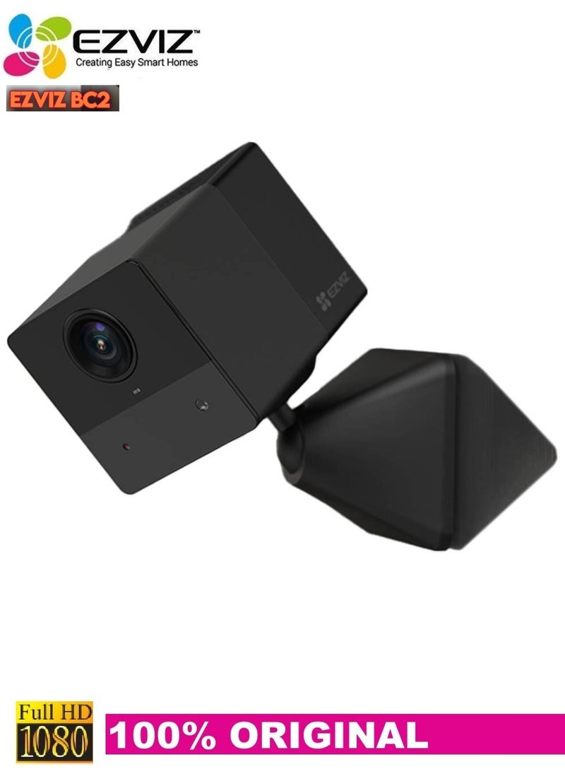 EZVIZ Mini Wireless Indoor Security Camera 1080P Baby Monitor Night Vision Battery Powered Human Motion Detection Two Way Audio Magnetic Base Easy Installation Cloud SD Card Storage BC2  - Image 1