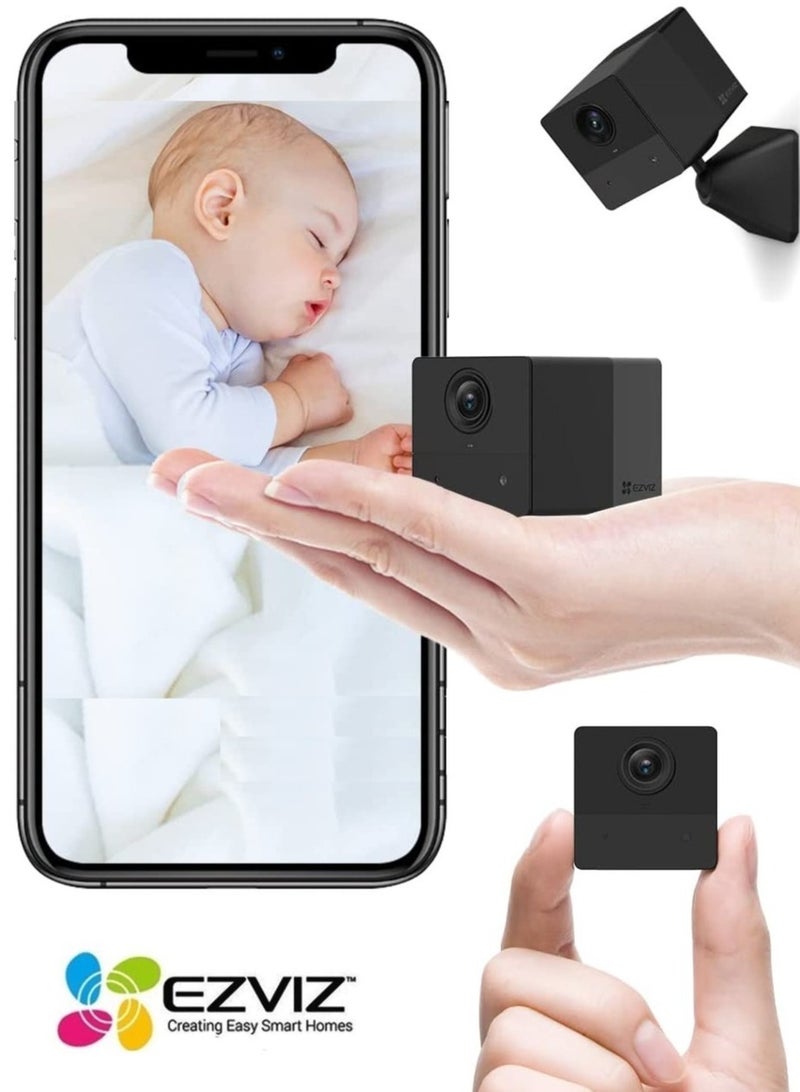 EZVIZ Battery Surveillance Camera, 1080P Wireless WiFi IP Camera With PIR Motion Detection And IR Night Vision, For Indoor, Dogs, Pet, Baby Monitor, Compatible With Alexa, BC2  - Image 1