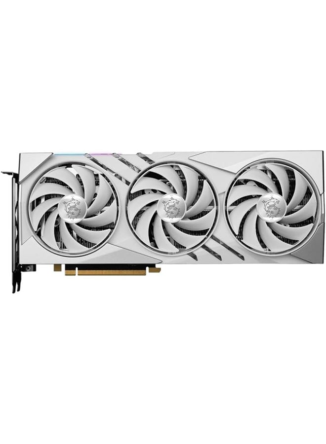 Gaming GeForce RTX 4060 Ti 16GB GDRR6 Boost Clock: 2685 MHz 128-Bit HDMI/DP Nvlink TORX Fan 4.0 Ada Lovelace Architecture Graphics Card RTX 4060 Ti Gaming X Slim White 16G White