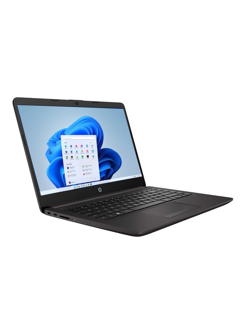 إتش بي - أحدث كمبيوتر 240 g8 لعام 2023 بشاشة مقاس 14 بوصة ومعالج Intel Core i3 وذاكرة وصول عشوائي سعة 8 جيجابايت ومحرك أقراص SSD سعة 256 جيجابايت وبطاقة رسومات Intel UHD ونظام تشغيل Windows 11 مع ماوس + حقيبة كمبيوتر محمول + سماعة رأس باللغة الإنجليزية/العربية أسود - Image 1