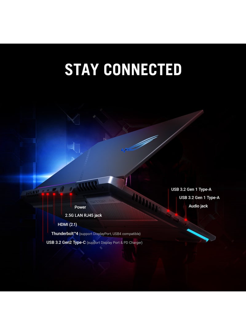 ASUS - ASUS ROG STRIX SCAR 17 G733ZW-KH096W- CORE I9-12900H – 32GB – 1TB SSD – RTX 3070 TI 8GB – 17.3″ FHD – WIN11 – BLACK English/Arabic Black - Image 1