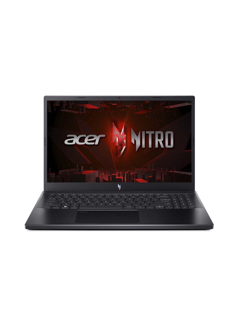 Acer - Nitro V ANV15 Gaming Notebook 13Th Gen Intel Core i5-13420H Octa Core/8GB DDR5 RAM/512GB SSD Storage/6GB NVIDIA®GeForce®RTX 3050 Graphics/15.6 Inch FHD IPS 144Hz Display/Win 11 Home English/Arabic Obsidian Black - Image 1