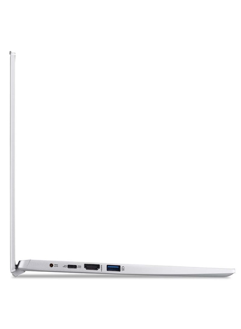 Acer - Swift 3 SF314 Ultra-Thin Notebook AMD Ryzen 7-5700U Octa Core Upto 4.30GHz/16GB DDR4 RAM/512GB SSD Storage/AMD Radeon Graphics/14 Inch FHD IPS Display/Win 11 Home/WiFi-6/Backlit KB English/Arabic Pure Silver - Image 1