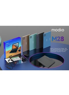 modio M28 Smart Android Kids Tablet 10.1-Inch Display Dual SIM Grey 8GB RAM 512GB 5G – International Version With Bluetooth Keyboard  - Image 5