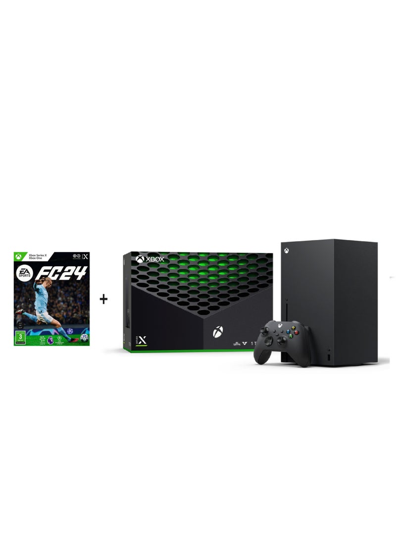 Microsoft - Xbox Series X 1Tb Console (Disc Version) With Controller And EA FC 24 - Image 1