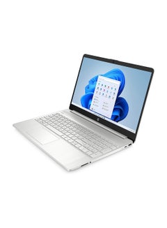 HP 15s fq5059ne (Upgraded Version) Laptop With 15.6-Inch Display, Core i3-1215U Processor/8GB RAM/256GB SSD/Intel UHD Graphics/Windows 11 Home English Silver  - Image 3