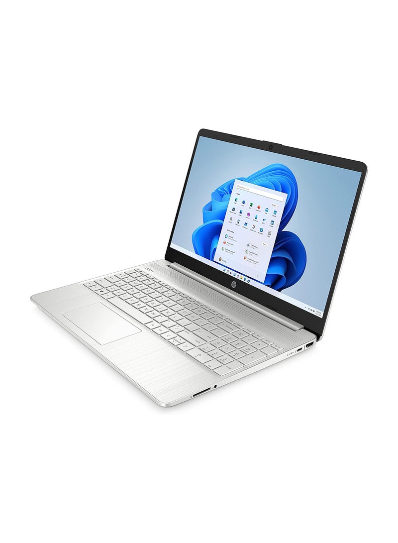 HP - 15s fq5059ne (Upgraded Version) Laptop With 15.6-Inch Display, Core i3-1215U Processor/8GB RAM/256GB SSD/Intel UHD Graphics/Windows 11 Home English Silver - Image 1