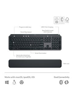 Logitech Mx Keys Combo for Business | Gen 2-GRAPHITE Graphite  - Image 2