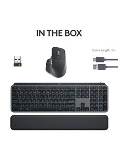 Logitech Mx Keys Combo for Business | Gen 2-GRAPHITE Graphite  - Image 4