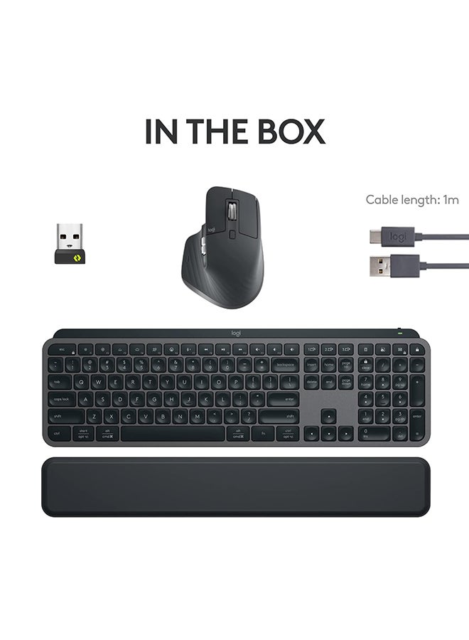 Logitech Mx Keys Combo for Business | Gen 2-GRAPHITE Graphite  - Image 4