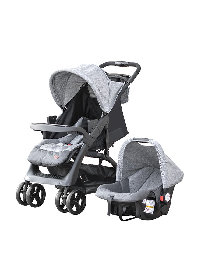 Moon Aria Baby Stroller 2-In-1 Travel System Plus Detachable Carrier Car Seat  - Image 1