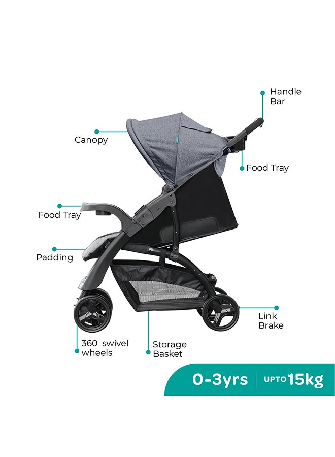 Moon - Aria Baby Stroller Travel Gear - Image 1