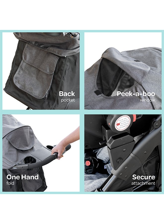 Moon - Aria Baby Stroller Travel Gear - Image 1