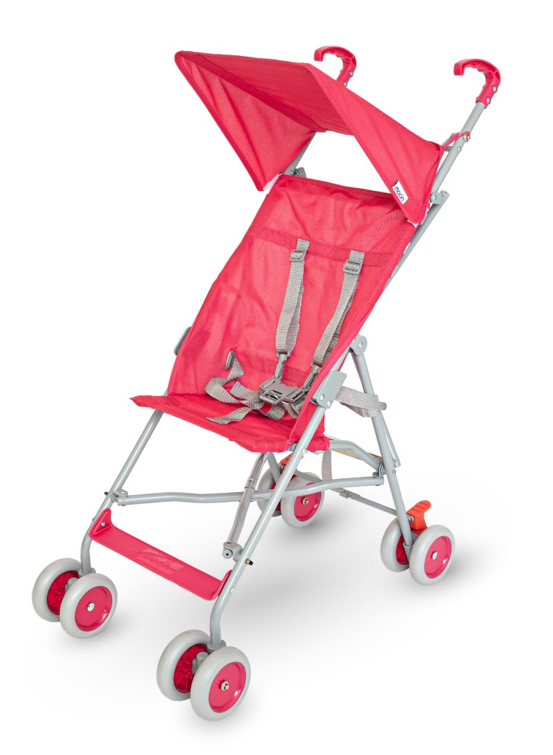 Moon Jet Ultra Light Weight Fold Buggy Stroller Buggy - Pink - Image 1