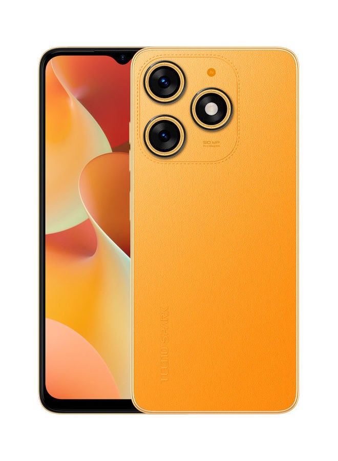 TECNO - Spark 10 Dual SIM Magic Skin Orange 8GB RAM 128GB 4G - Middle East Version - Image 1
