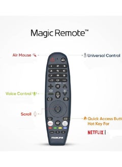NIKAI 55 Inch -Smart TV  with TV Stand as a Gift -  LED - 4K - WebOS NIK55MEU4STN Black  - Image 5