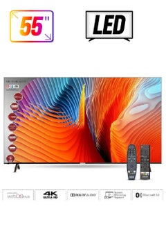 NIKAI 55 Inch -Smart TV  with TV Stand as a Gift -  LED - 4K - WebOS NIK55MEU4STN Black  - Image 1