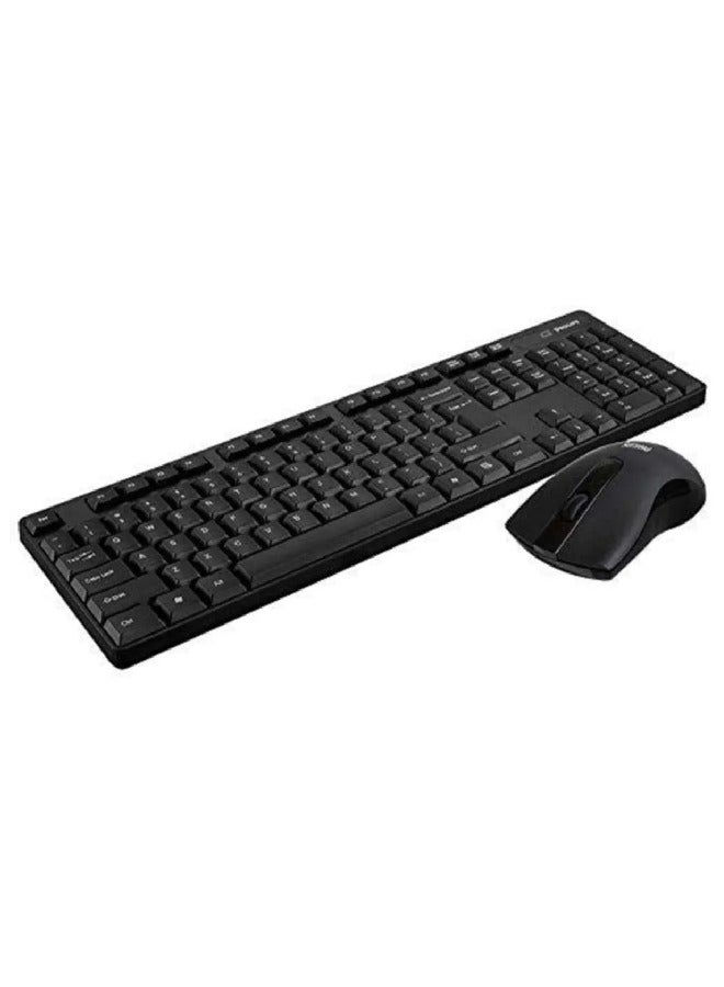 Philips - C501 Wireless Keyboard And Mouse Black - Image 1